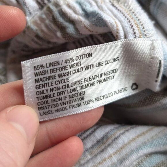 Universal Thread Linen Blend Striped Jumpsuit - Picture 8 of 8